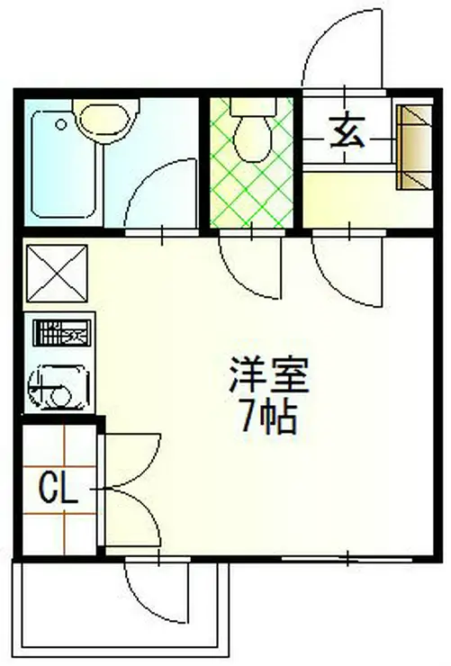 うさみハイツ 3階階 間取り