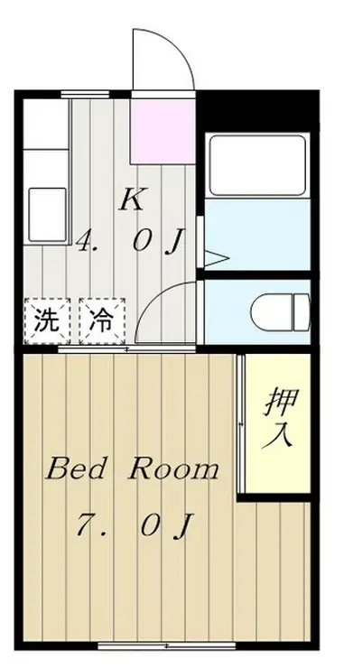 グランドハイツI 2階階 間取り
