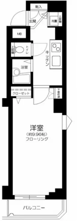 アクアリガーレ西日暮里イースト 2階階 間取り