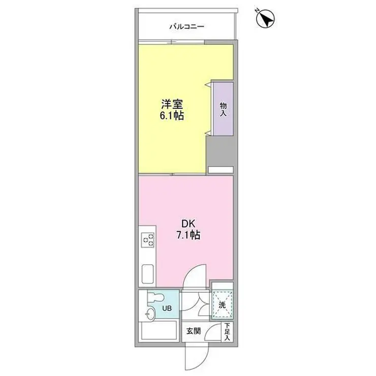 グランドメゾン三軒茶屋 7階階 間取り