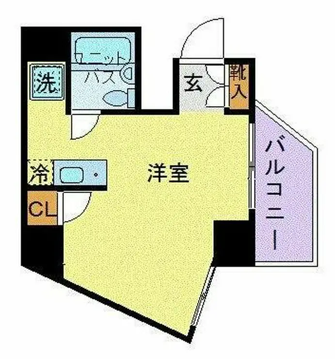 プレール新宿余丁町 7階階 間取り