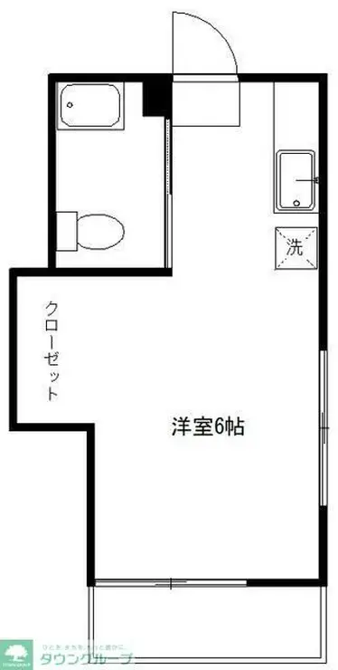 オークラハイツ横浜 1階階 間取り