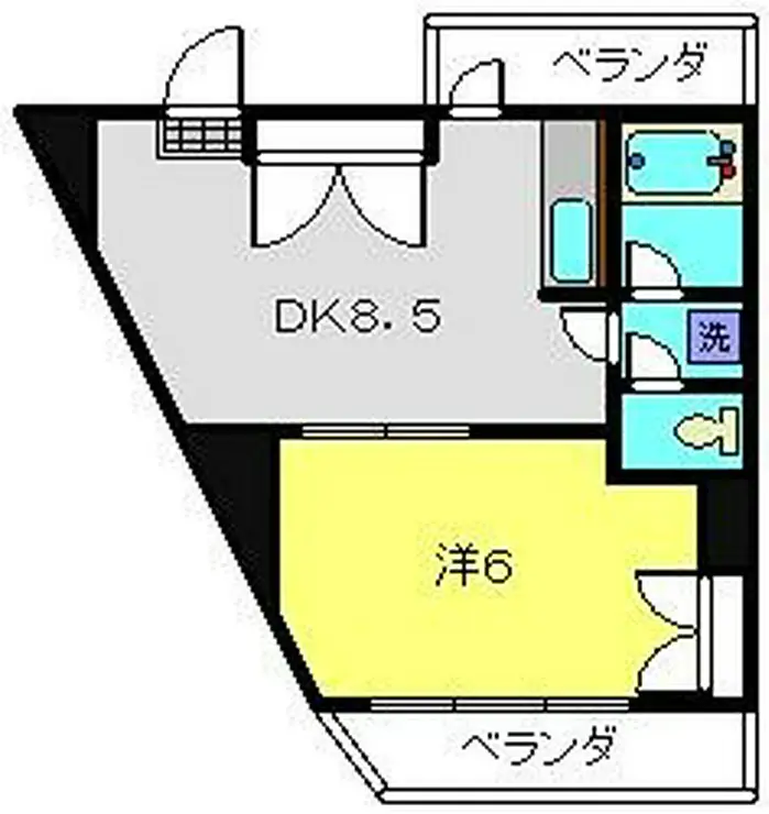アクセスマスダ 5階階 間取り