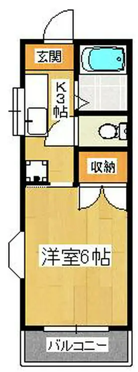 パレスサルビア 2階階 間取り