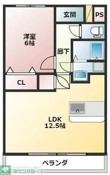 ヒラソール 1階階 間取り
