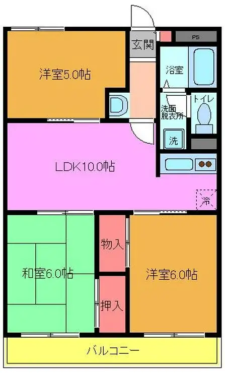 レクサスビル 2階階 間取り