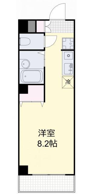 グランドライフJK(1K/4階)の間取り写真