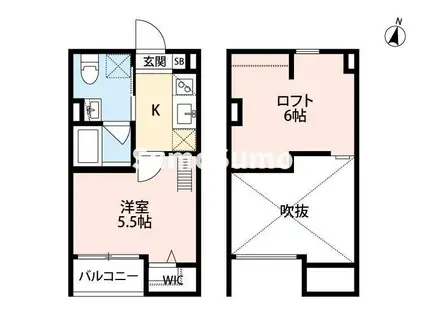 MAISON DE ISTIKLAL(1K/1階)の間取り写真