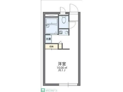 レオパレスサンフローラ(1K/2階)の間取り写真