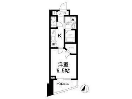 HAFAADAI世田谷赤堤(1K/1階)の間取り写真