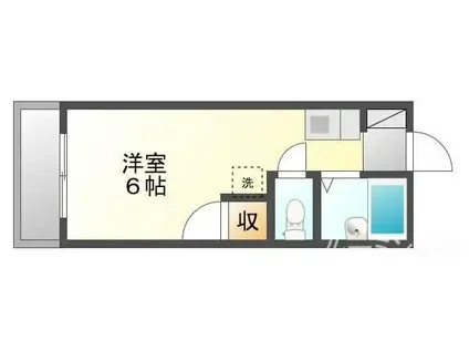 オリーブガーデン(1K/2階)の間取り写真