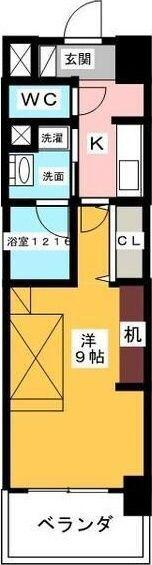 RAFFINE名駅南(1K/5階)の間取り写真