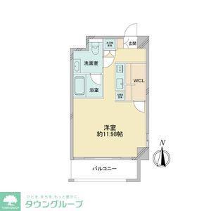 エルブ浄心(ワンルーム/3階)の間取り写真