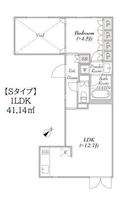 レグノ・コラージュ(1LDK/3階)の間取り写真
