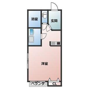 グリーンハイツ21(1K/2階)の間取り写真