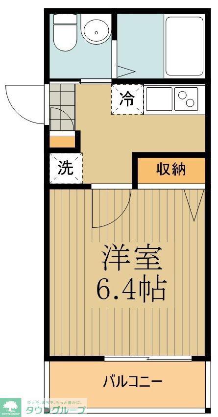 グランマキアート(1K/3階)の間取り写真