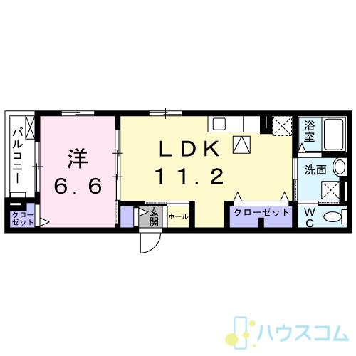 エスペランサ(1LDK/3階)の間取り写真