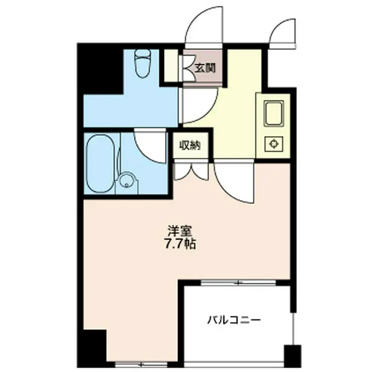 エスティメゾン浅草駒形 5階階 間取り
