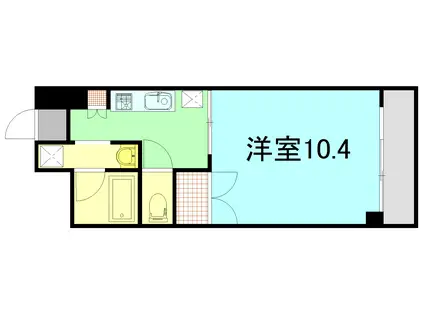 OZII・MEビル(1K/6階)の間取り写真