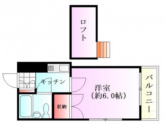 セイコウ光(1K/1階)の間取り写真