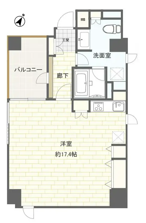 アクセス麹町 2階階 間取り