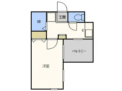 Mプラザ長堀弐番館(1K/10階)の間取り写真