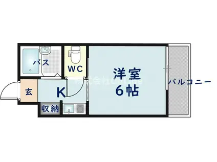 アンジュYAO(1K/3階)の間取り写真
