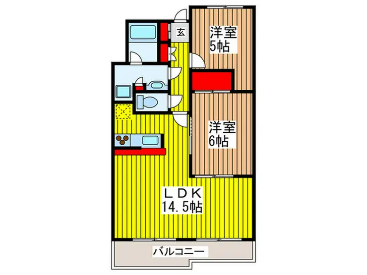 ウィステリア浦和 4階階 間取り