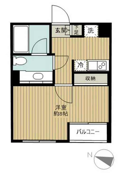 プラザ中落合 3階階 間取り