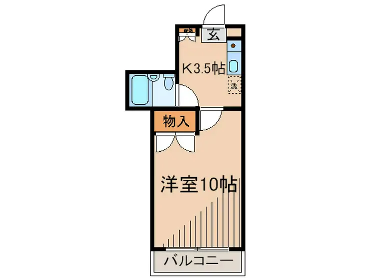 ジュネス川崎 2階階 間取り