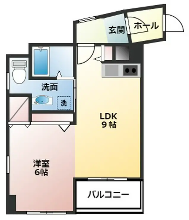 ドウエル府中本町 8階階 間取り