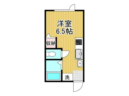 MAPLE(1K/2階)の間取り写真