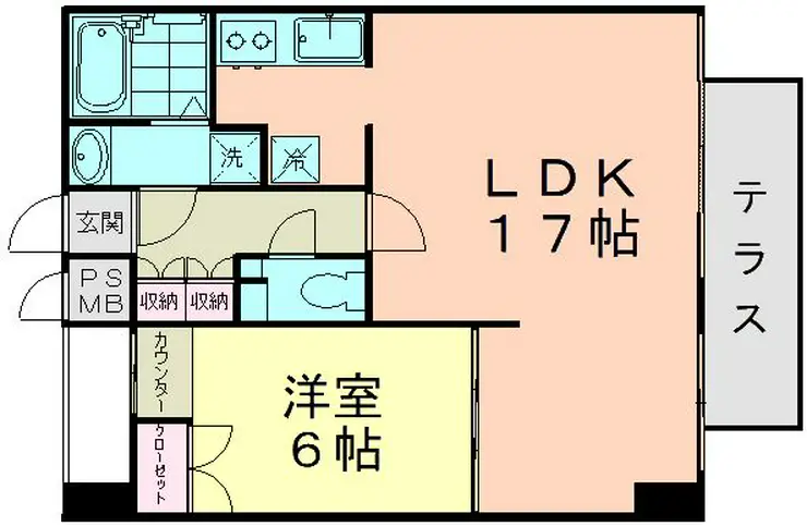 SEVEN GATE 1階階 間取り