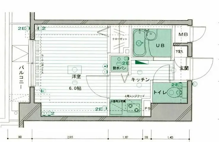 パークウェル目白 5階階 間取り