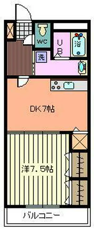 横田商事第6ビル 1階階 間取り
