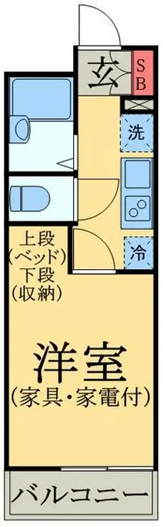 レオパレスウィンヒル 1階階 間取り