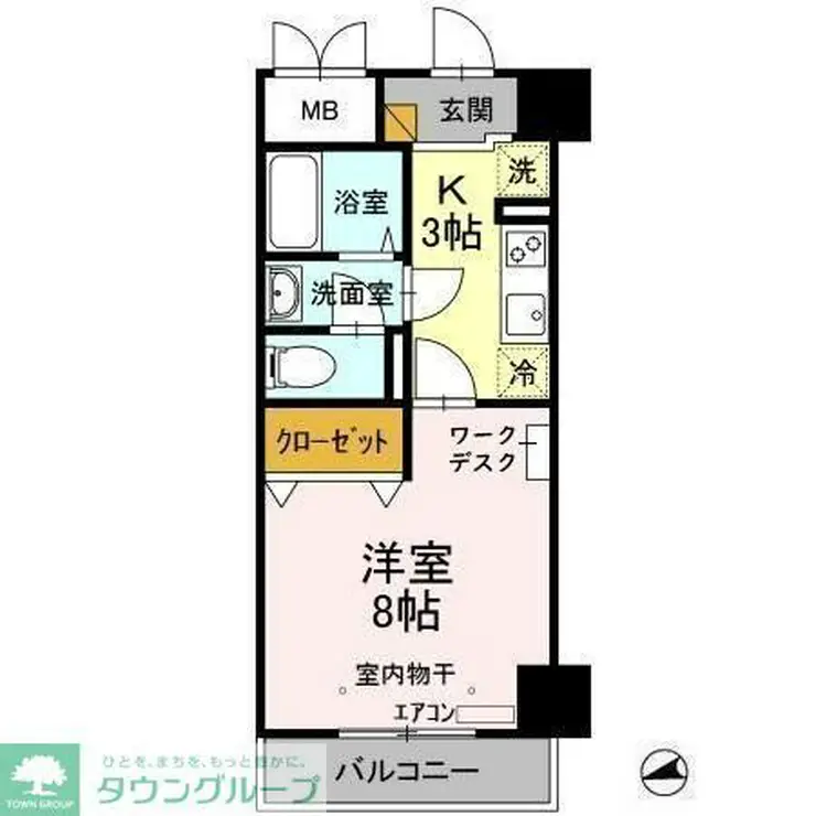 アルカンシェル 5階階 間取り