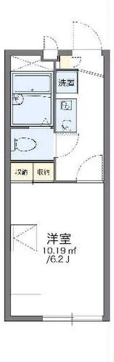 レオパレスフィットニア川口 2階階 間取り