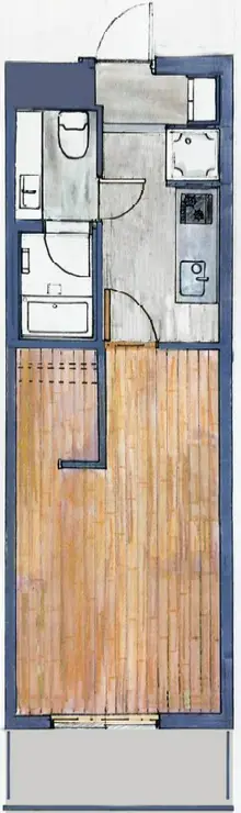 ヴィエント中目黒 7階階 間取り