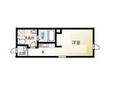 フィオーネ北千住(1K/4階)の間取り写真