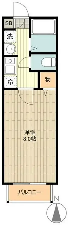 パルソレイユ 1階階 間取り
