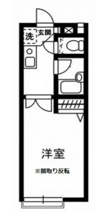 シェモア東中野 1階階 間取り