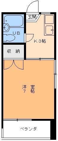 丸の内ハイツ(1K/5階)の間取り写真