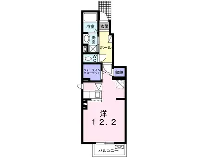 AI-HIGHTSIIB(ワンルーム/1階)の間取り写真