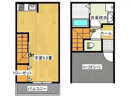 SHIMOSHIBA PIT(ワンルーム/1階)の間取り写真