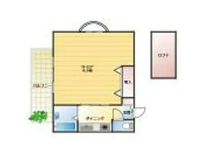 スマイル春日野(1K/5階)の間取り写真