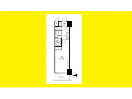 ルーエ江坂(1K/3階)の間取り写真