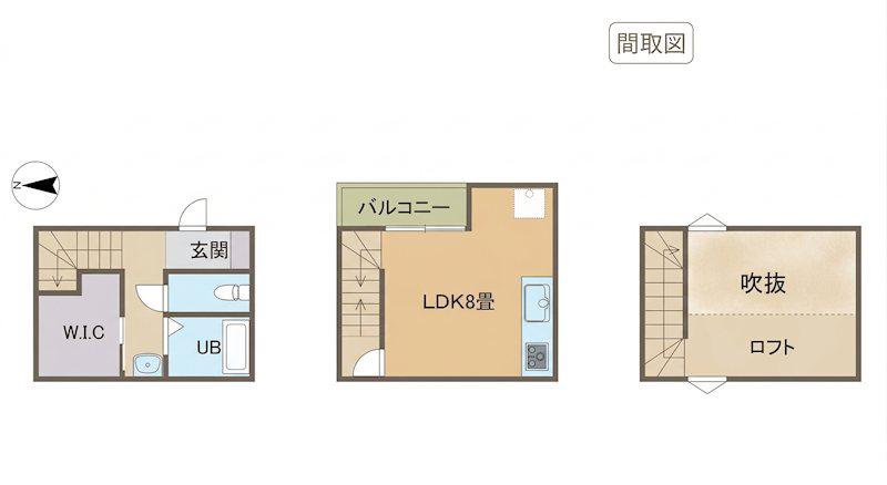 グロワール(ワンルーム/1階)の間取り写真