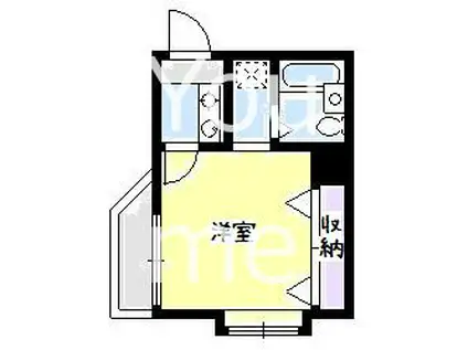 マーレルーチェ(1K/5階)の間取り写真