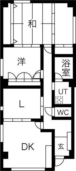 ロアール城主(2SLDK/1階)の間取り写真